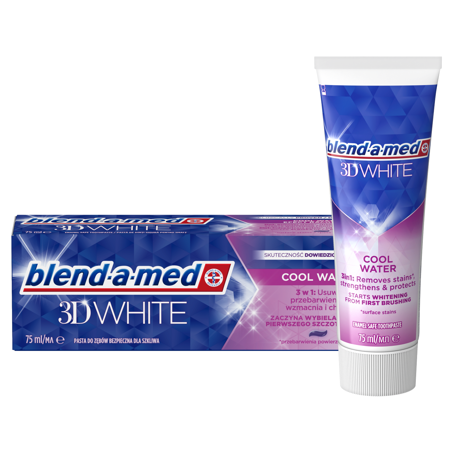Blend-A-Med 3D бела хладна вода