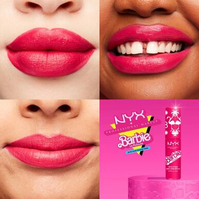 Nyx Professional Makeup Barbie The Movie 1 -huulipuna, matta, 4 ml
