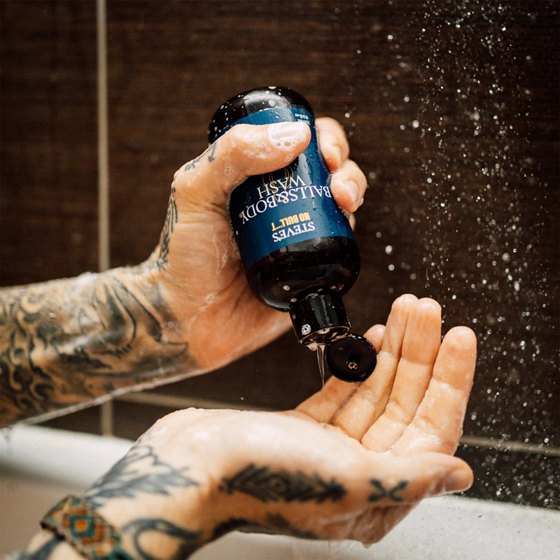 Sabonete íntimo Steve's Balls & Body Wash para homens