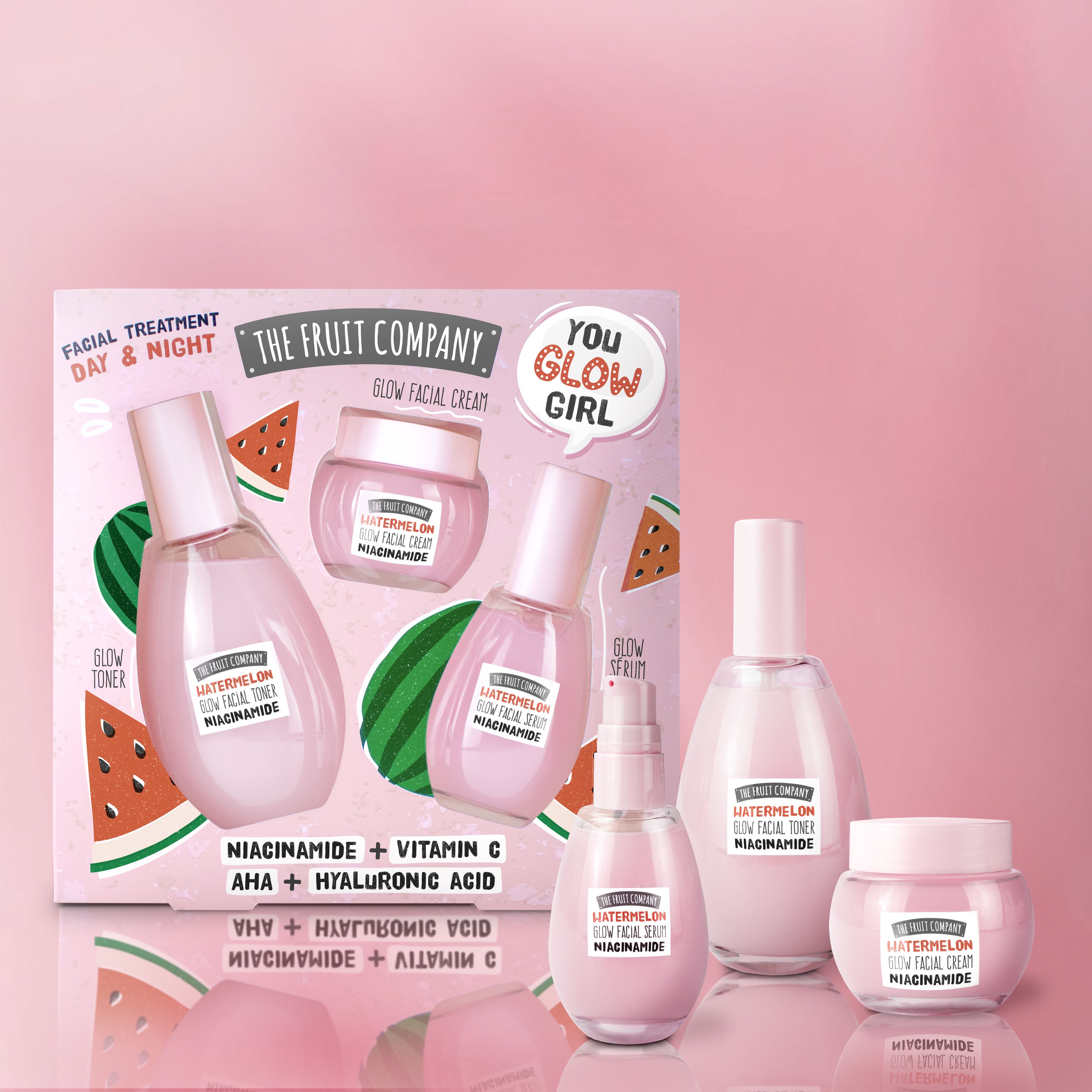 You Glow Girl set za lice: tonik, krema, serum Kozmetički setovi