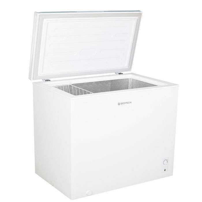 GEDTECH Congélateur coffre 300L GCO300L - Pose Libre - Grande capacité de stockage - Silencieux - Blanc