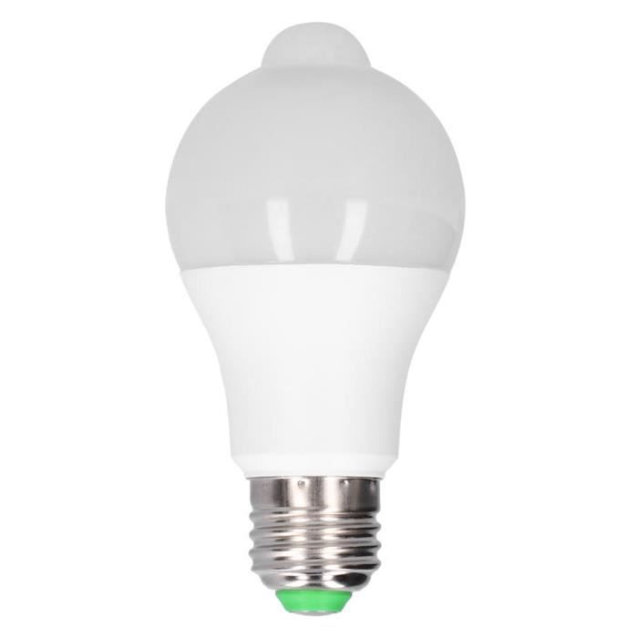 Bombilla LED con sensor de movimiento E27, bombilla con sensor de movimiento PIR para pasillo, dormitorio, escalera, corredor, 85-265V