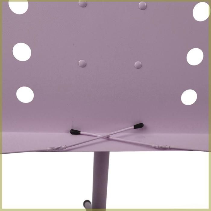 Atril para partituras Cocosity, portátil, limpio, elevable, atril profesional, verde/morado