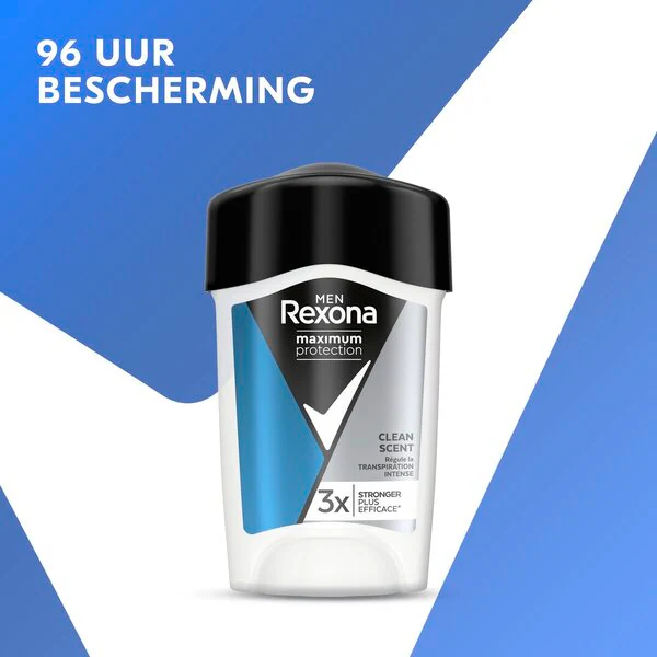 Rexona Men Maximum Protection Clean Scent antyperspirant w sztyfcie w kremie<br>45 ml