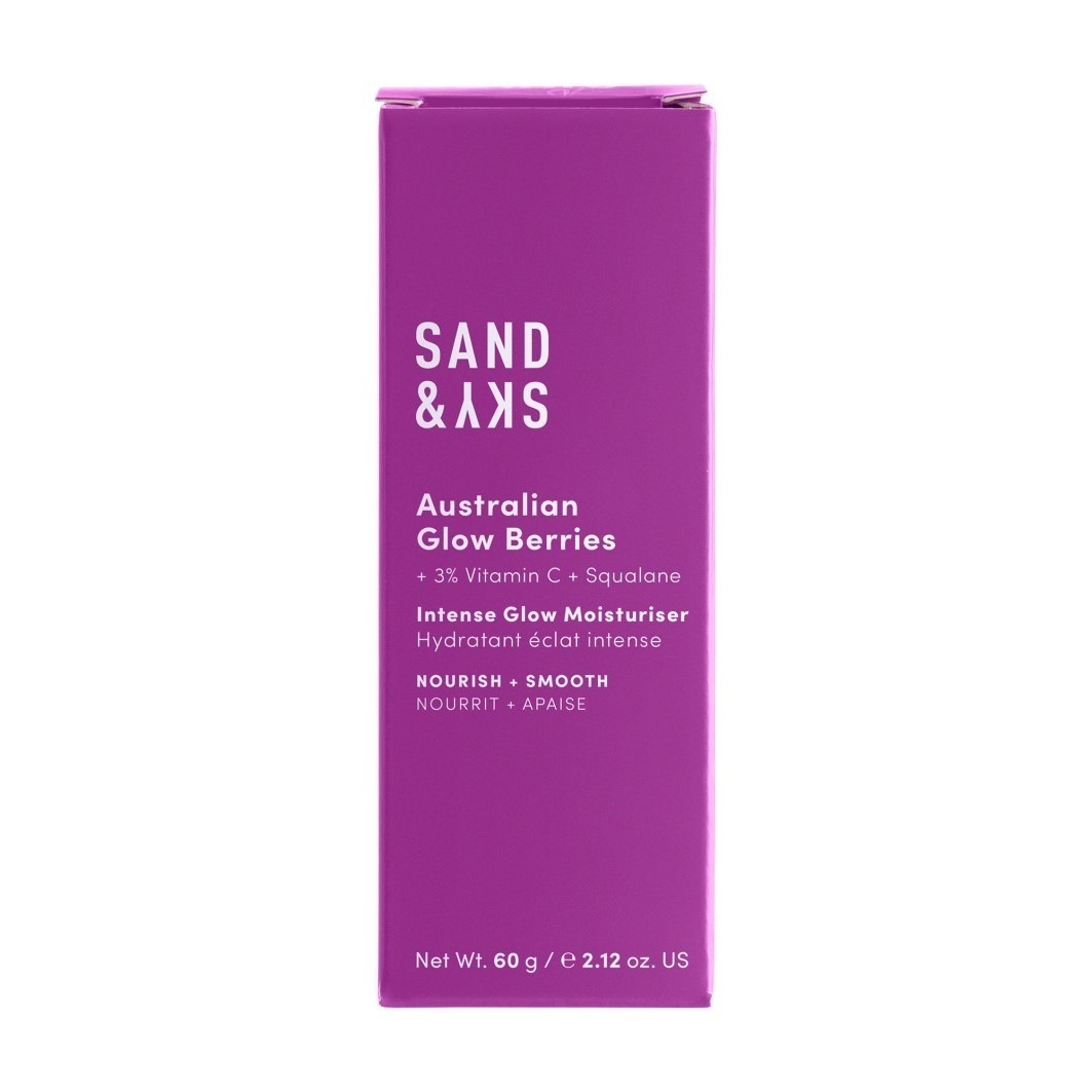 „Sand & Sky Australian Glow Berries“ intensyvaus švytėjimo veido drėkiklis – 60 ml