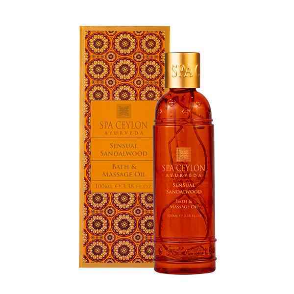SPA CEYLON Smyslný santalové dřevo - koupelový a masážní olej - 100ml