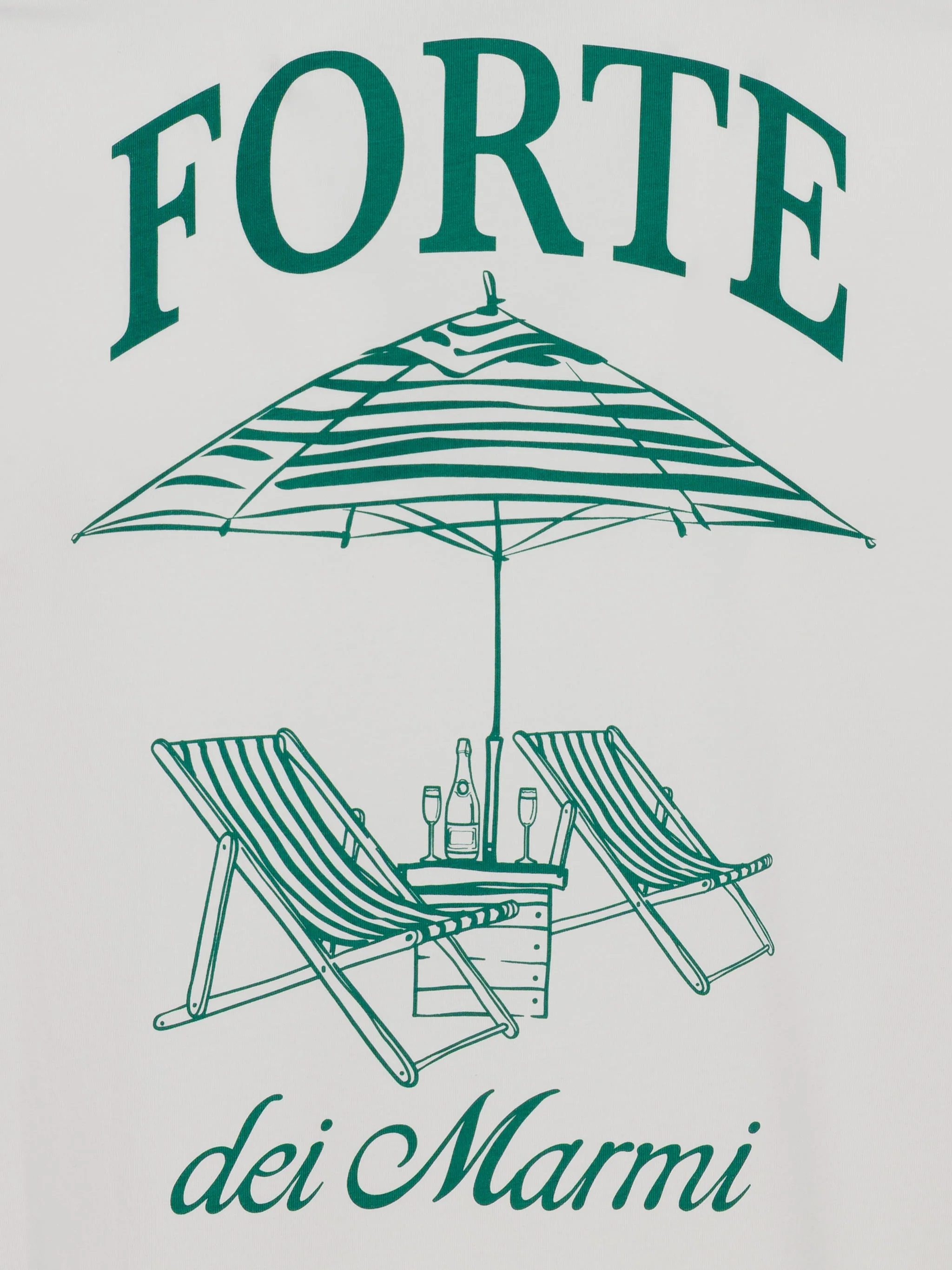 Katoenen heren-T-shirt met Forte dei Marmi-print | SAPORE DI MARE SPEC
