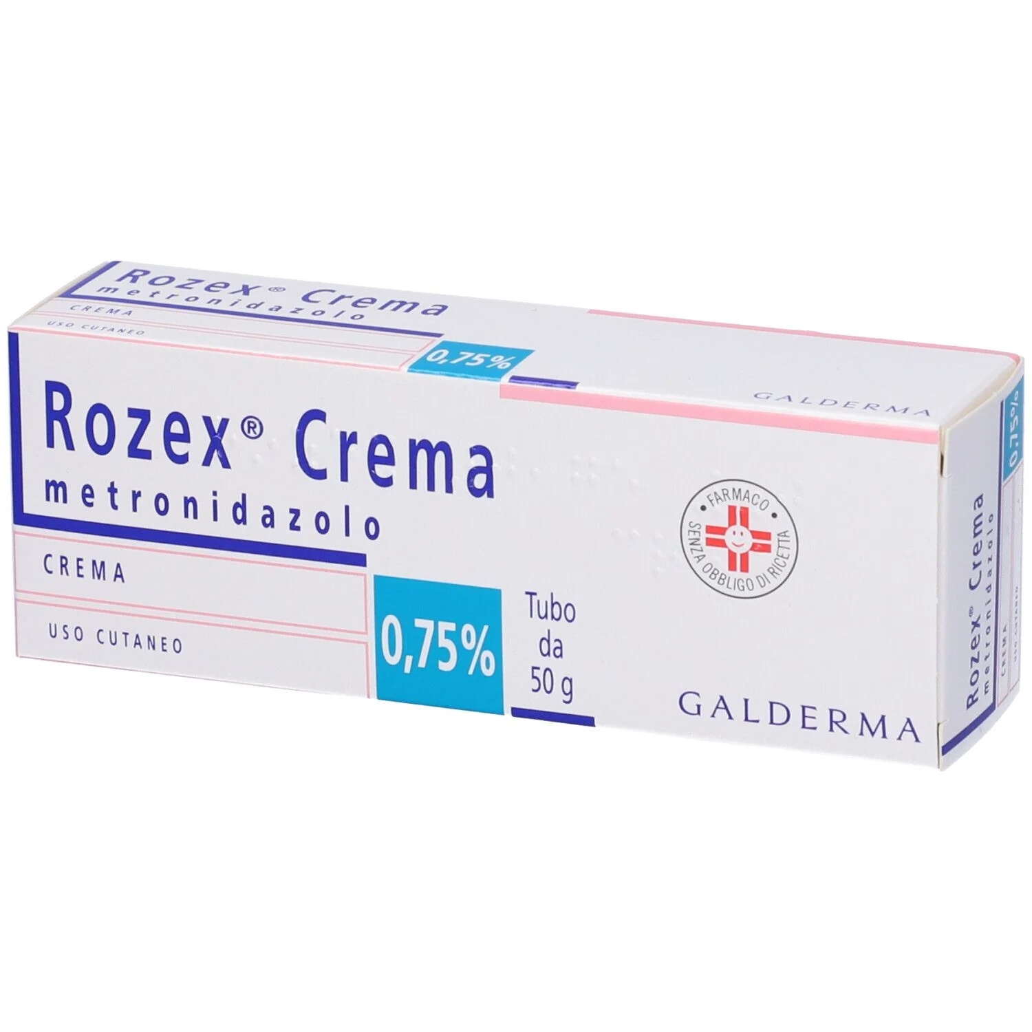 Rozex Derm crème 5 g, 75%