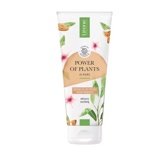 Lirene Power of Plants Almond odżywczy kremowy żel pod prysznic 200 ml