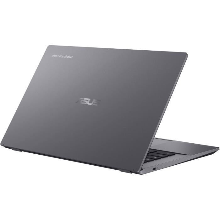 ASUS Chromebook Plus avec Google AI CX3402CBA-PQ0104 - 14 Full HD Laptop Intel Core i3,8GB RAM,128GB UFS,ChromeOS - AZERTY FR Key