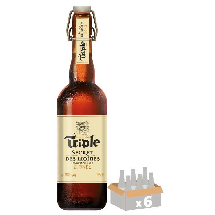 Triple Secret des Moines - Cerveza rubia - 6 botellas x 75 cl