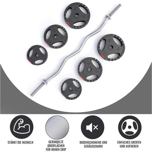 Gorilla Sports 25 kg plastikinis garbanojimo kamuoliukas „Ez Game“