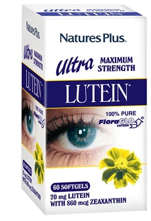 NATURES PLUS Nature's Plus Ultra Lutéine 60 capsules Complément alimentaire pour la santé des yeux