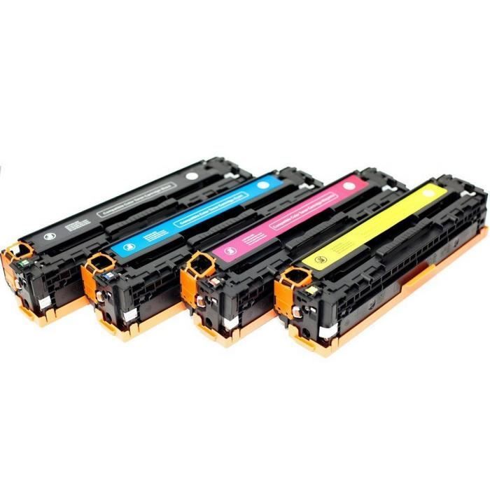 PACK OF 4 CANON I-Sensys MF 623 Cn -EP731 BK -C -M -Y PREMIUM NOPAN-INK COMPATIBLE TONER