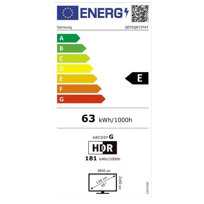 Samsung 55QN72F - TV NeoQLED MiniLED de 55