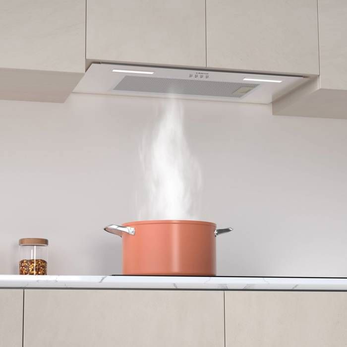 CIARRA 60cm A+++ 650m³/h Extractor Hood with 3 Speeds, Recirculation or Ducting, Stainless Steel CD6926AS