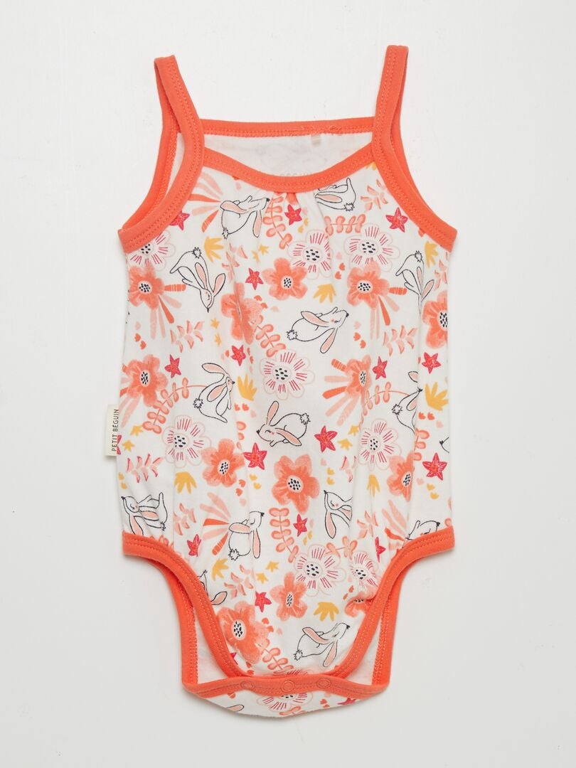 Conjunto de 2 bodys de punto 'Petit Beguin' - ROSA