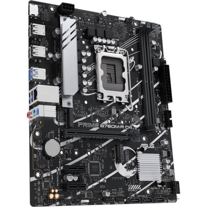 Scheda madre - ASUS - PRIME B760M-R D4 - Intel B760 LGA 1700 micro ATX