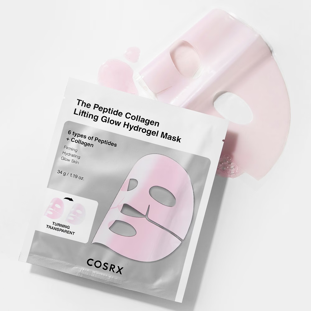 Peptide Collagen Lifting Glow hidrogel maska, pakovanje od 3 komada