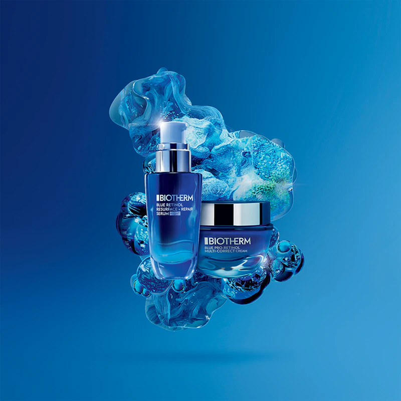 Biotherm Blue Pro-Retinol Multi Correct Cream, creme antienvelhecimento com retinol.