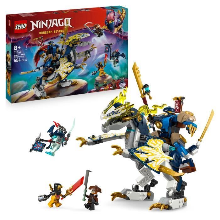 LEGO NINJAGO 71843 Mech Drago di Rogue - Set di costruzioni per bambini di 8 anni
