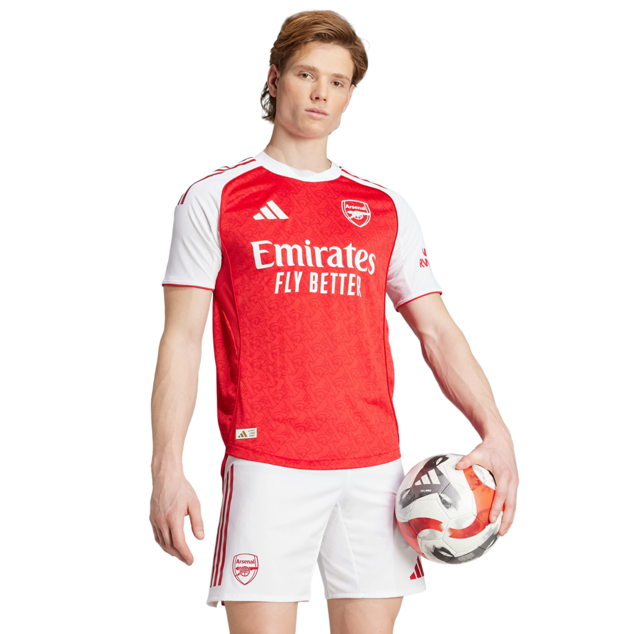 Camiseta auténtica de local del Arsenal 25/26 de adidas