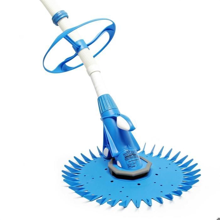 Limpiador automático de piscinas con una potencia de succión de 5000 l/h y robot de filtración para piscinas.