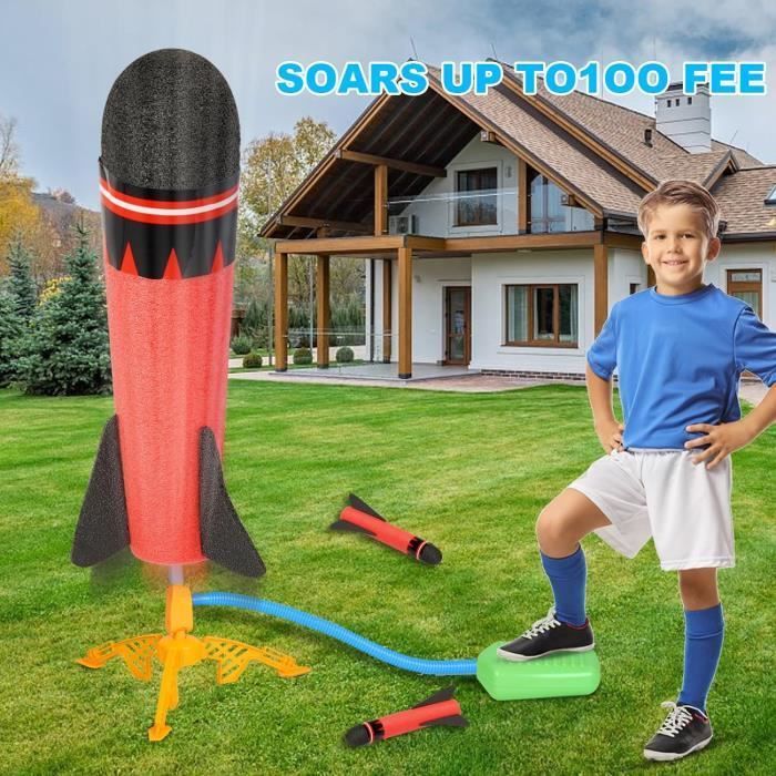 Speelgoed - Set met 3 schuimrubberen raketwerpers - Veilig - Voor kinderen van 4-9 jaar