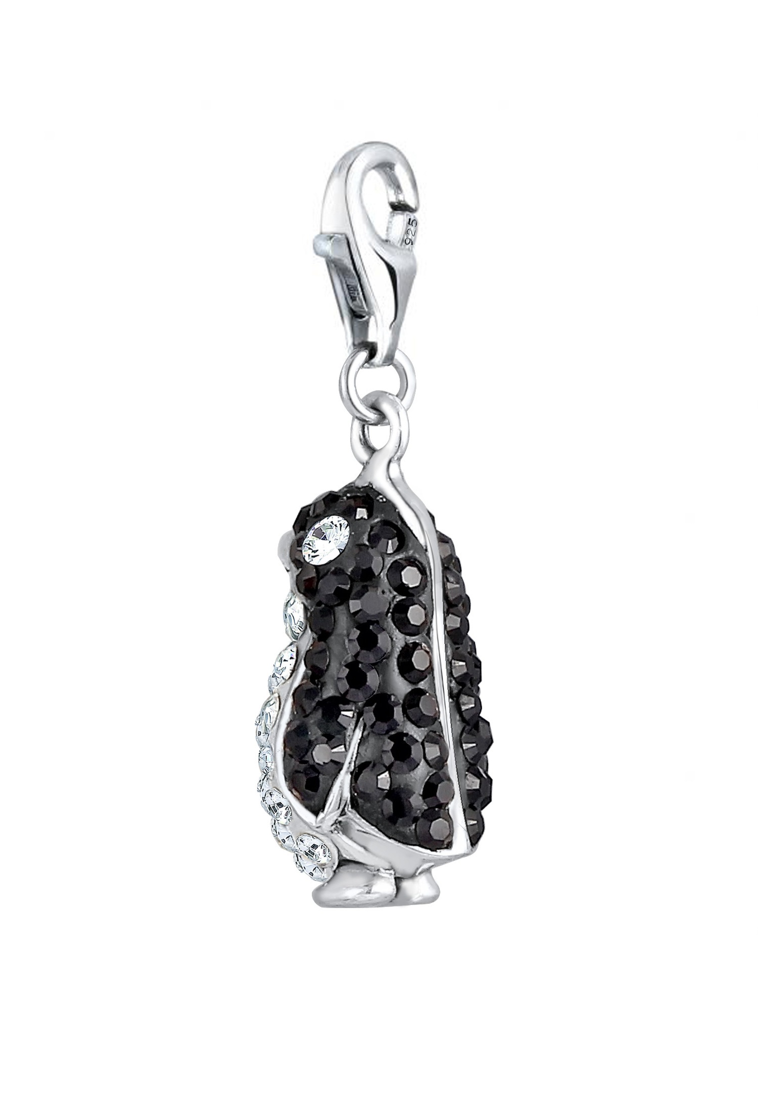 Nenalina Femmes pendentif pingouin avec cristaux en argent sterling 925