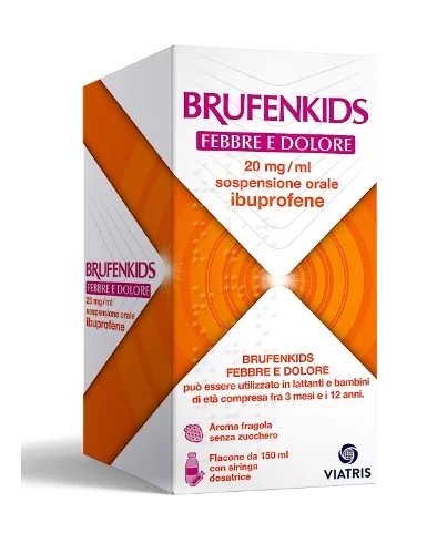 FROBEN Brufenkids Fièvre et douleur 20 mg/ml 150 ml