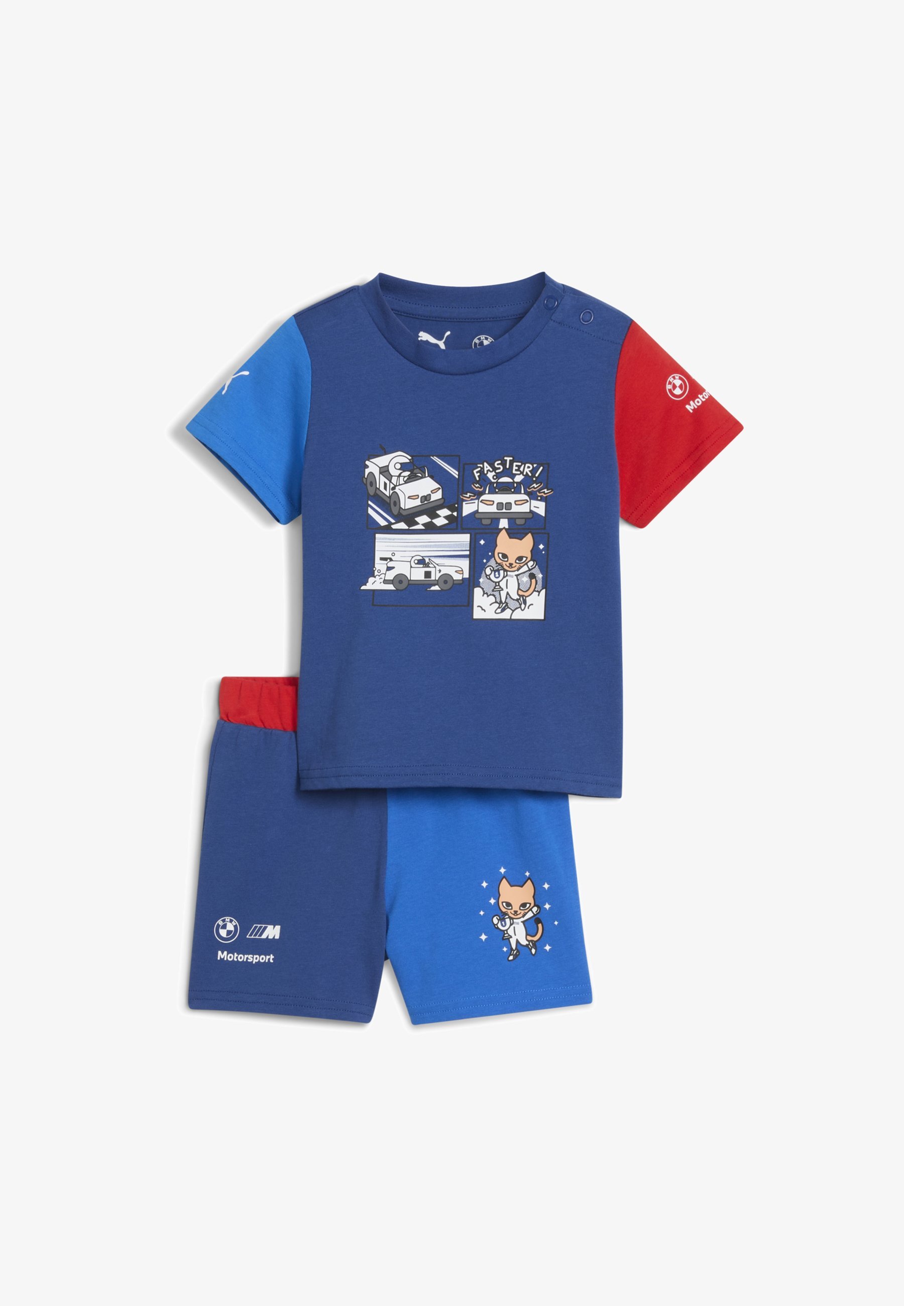 Puma BMW MMS ESS SHORTSLEEVE SET - Kraťasy - pro blue m color