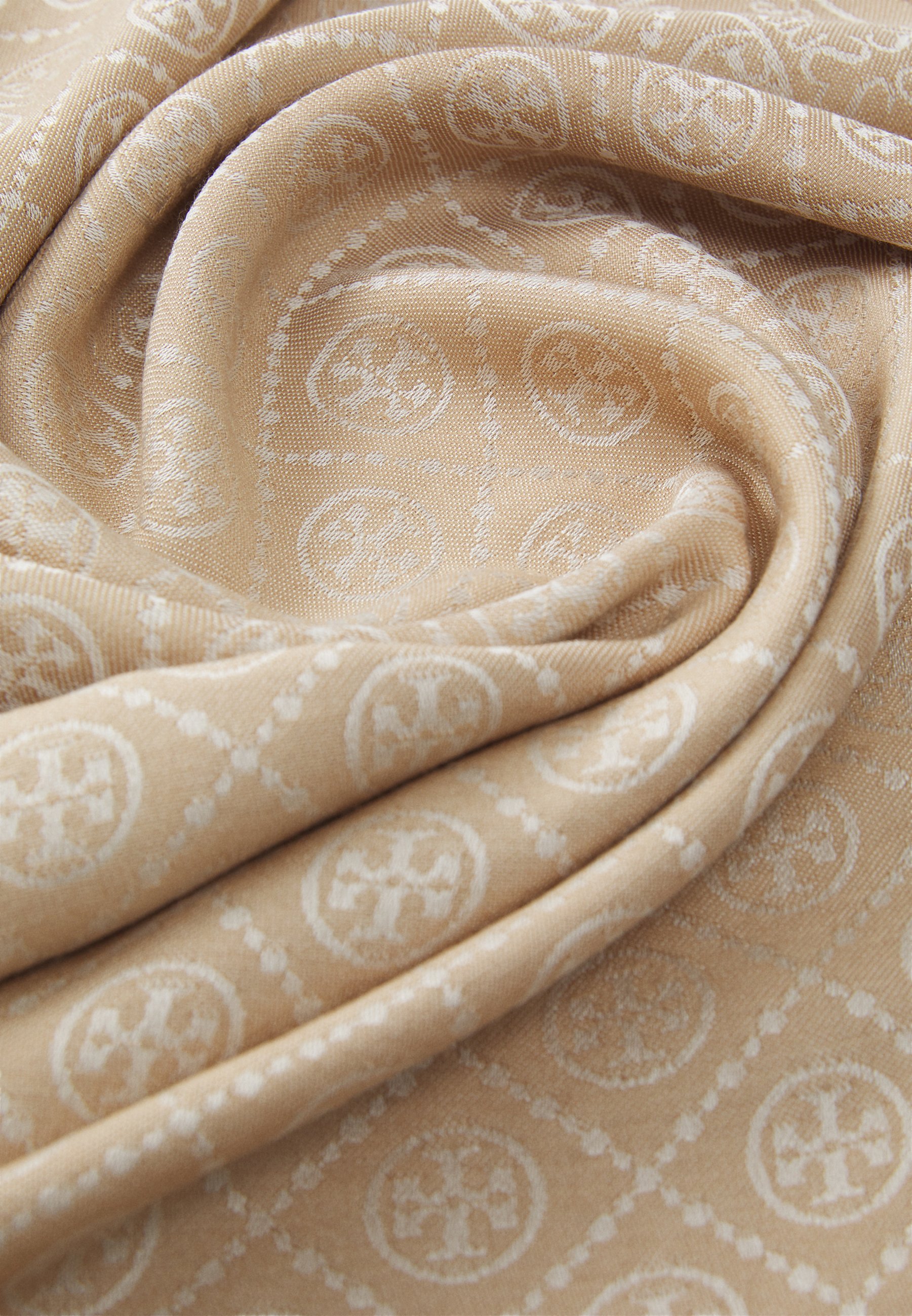 Tory Burch MONOGRAM OBLONG - Sciarpa - argilla fresca