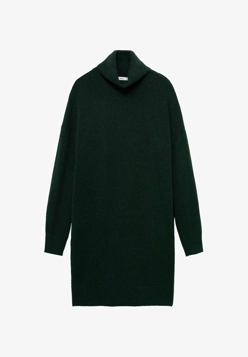 Mango Jumperjurk - donkergroen