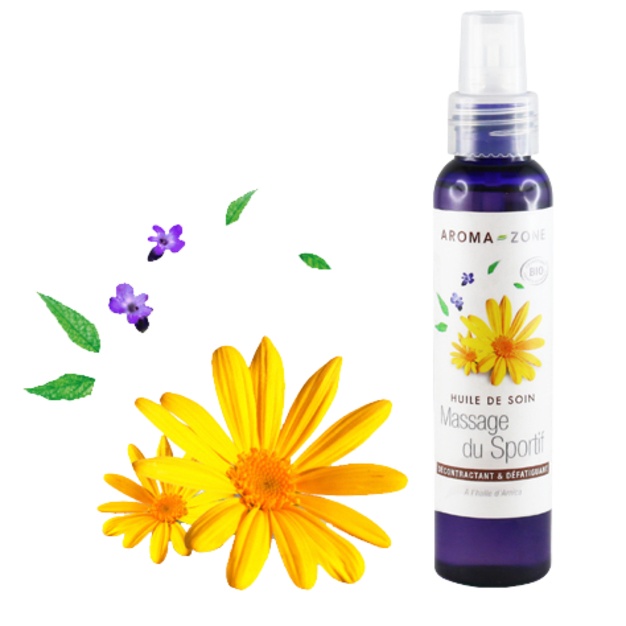 Olio da massaggio sportivo