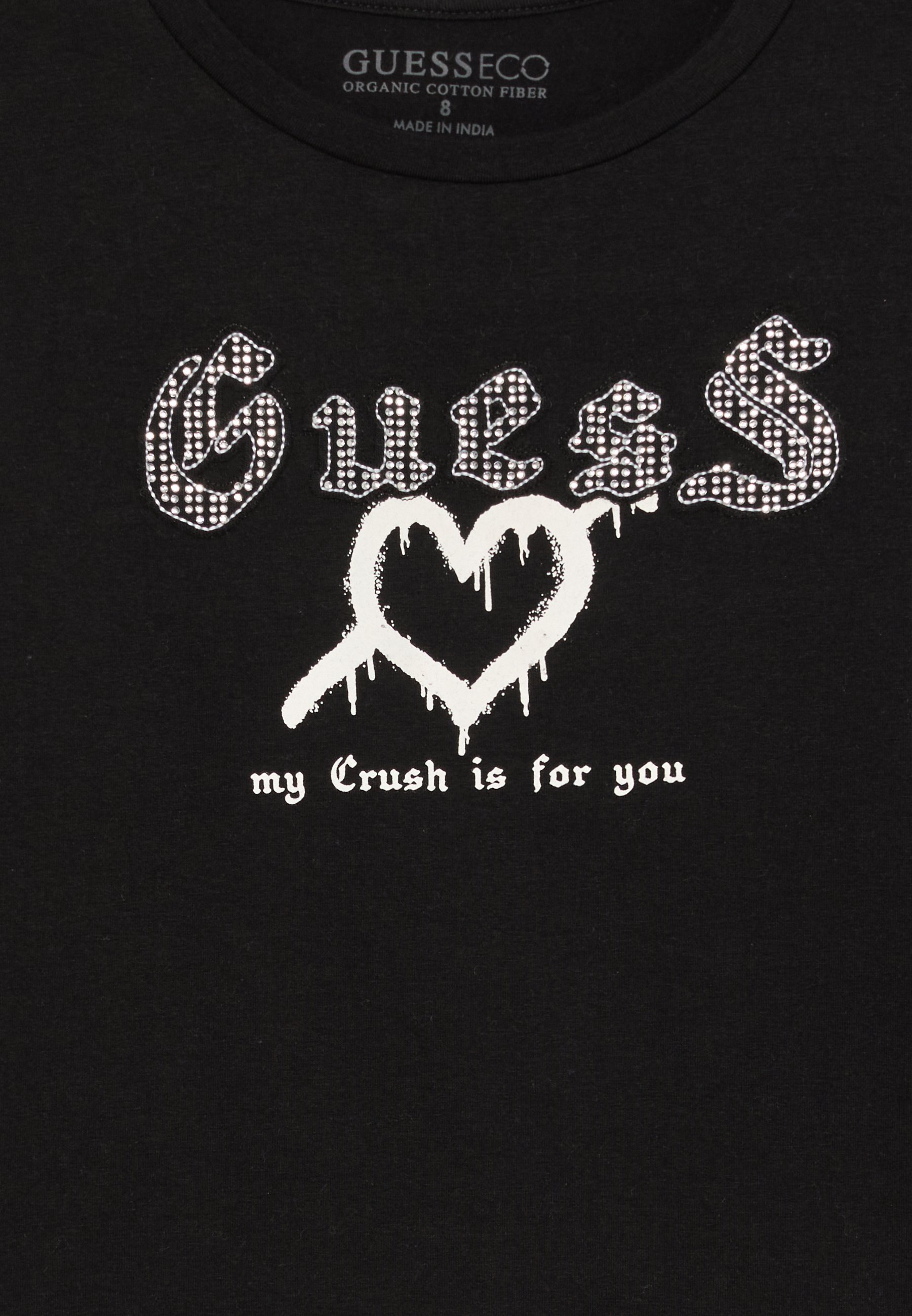 Guess JUNIOR MIDI - Top met lange mouwen - gitzwart