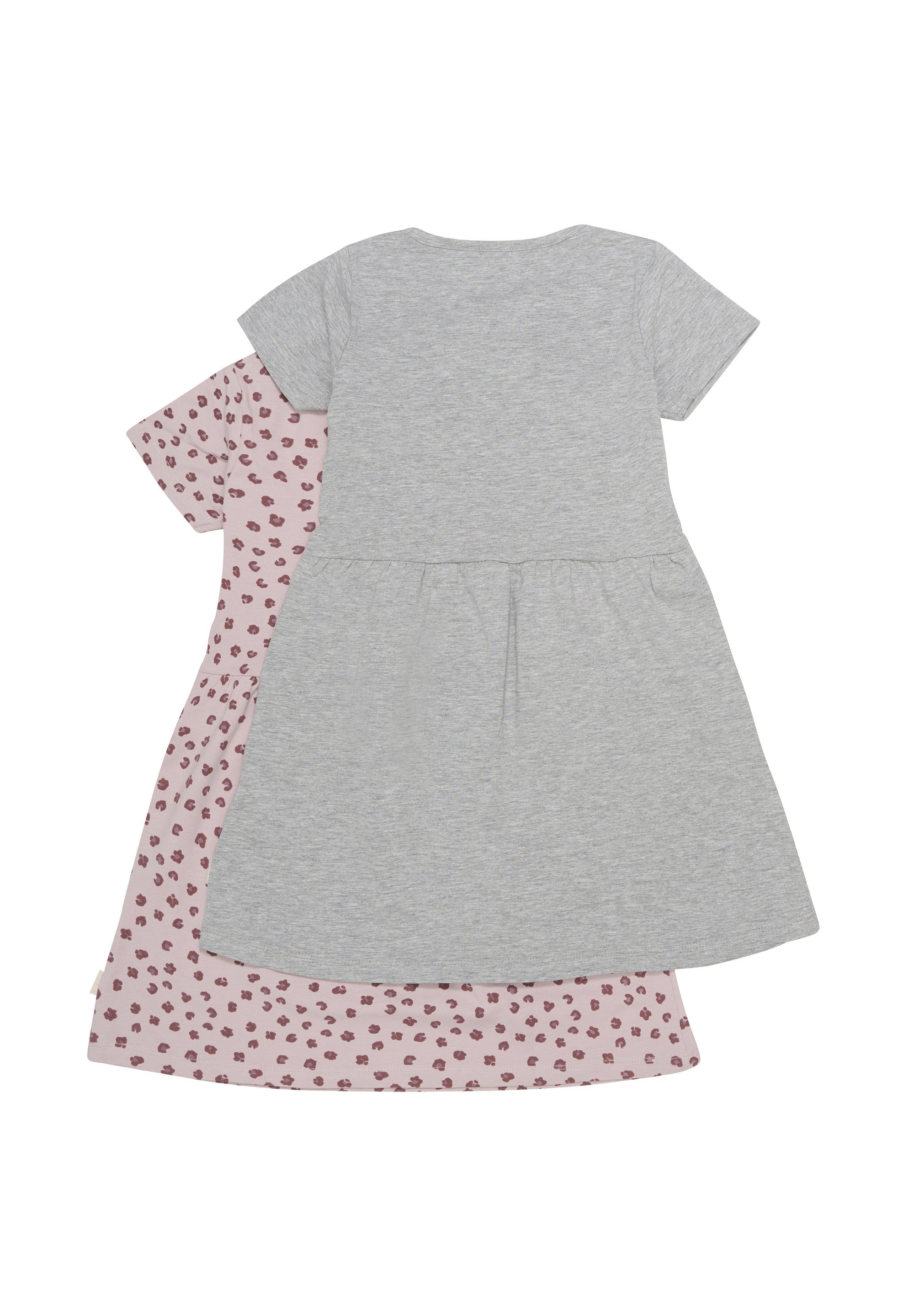 Minymo MIDRESS 2-PACK - Jersey jurk - grijs gemêleerd