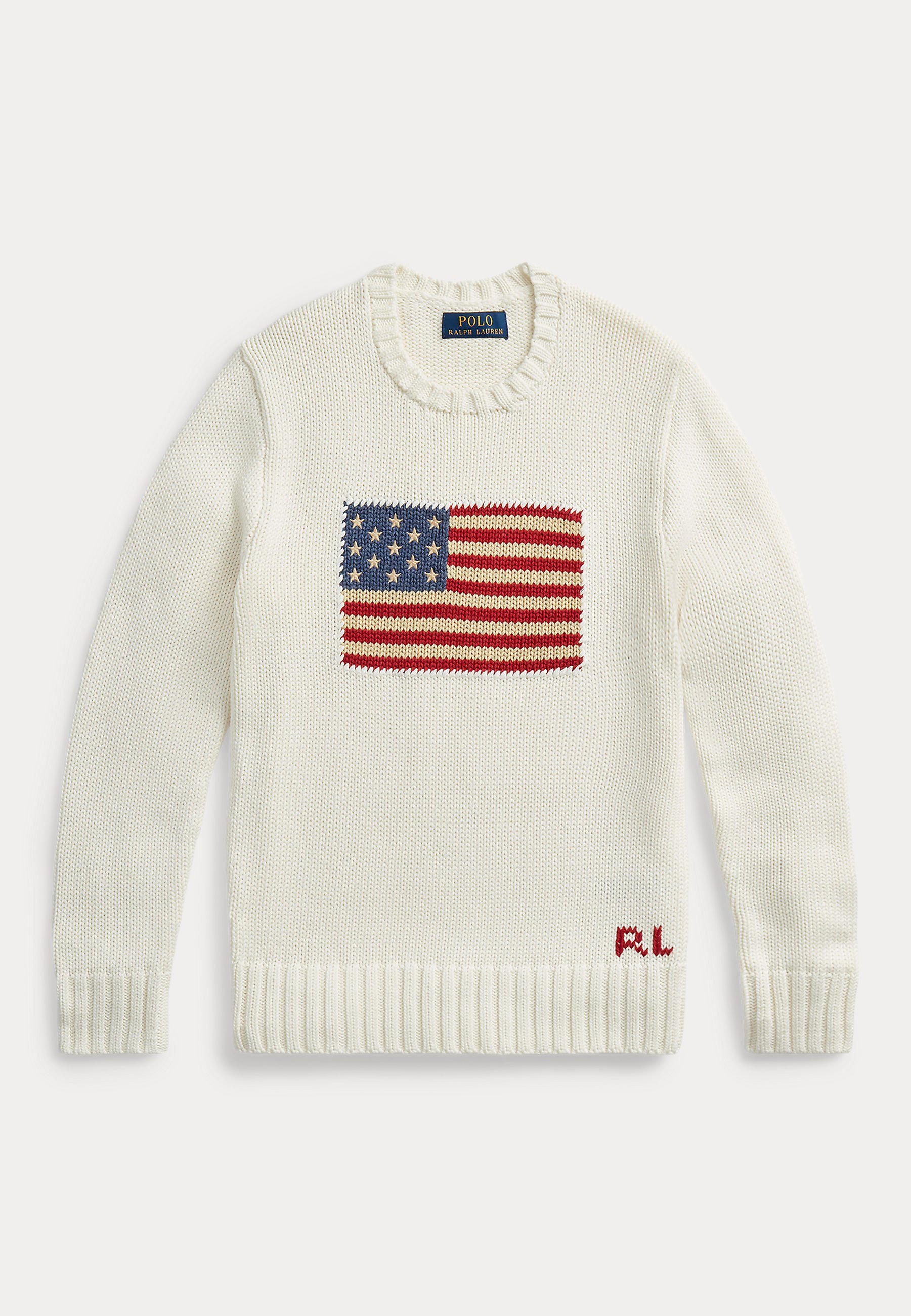Polo Ralph Lauren IL MAGLIONE ICONICO CON LA BANDIERA - Maglione - nevis