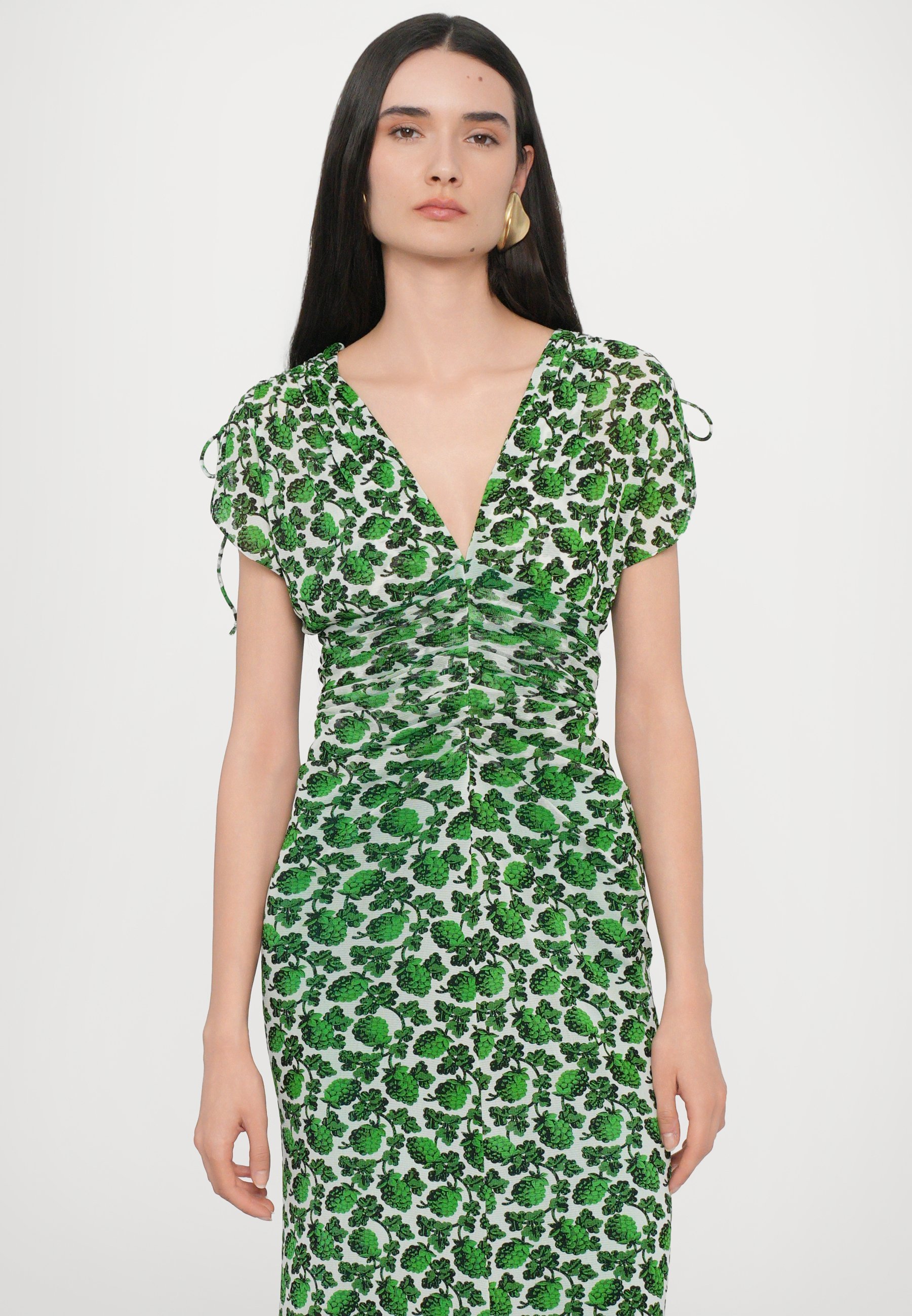 Diane von Furstenberg CHARLOTTE KLEID - Tageskleid - Indischgrün
