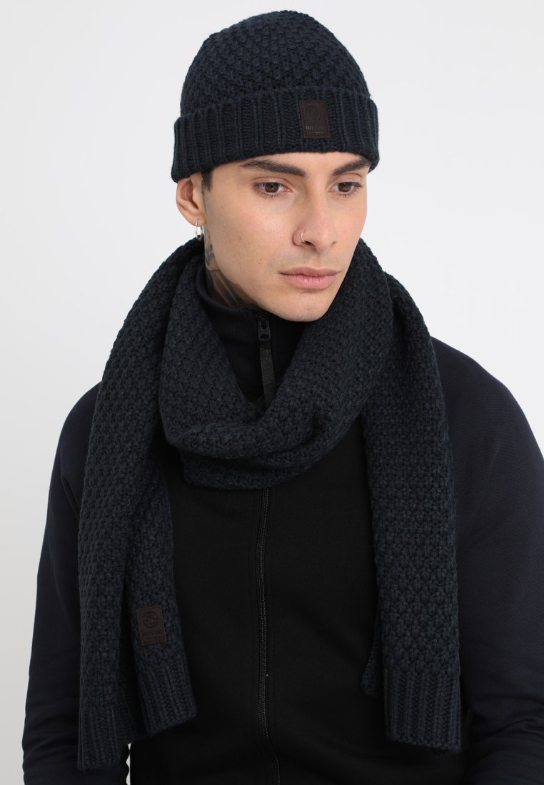 Only & Sons ONSCENZ BOX SCHAL-MÜTZEN-SET - Schal - blaue Nächte