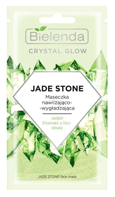 Bielenda Crystal Glow Jade Stone Nawilżająco-wygładzająca maseczka do twarzy