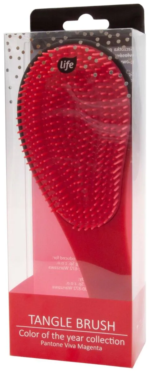 Life Szczotka do włosów Tangle Brush Ombre Viva Magenta