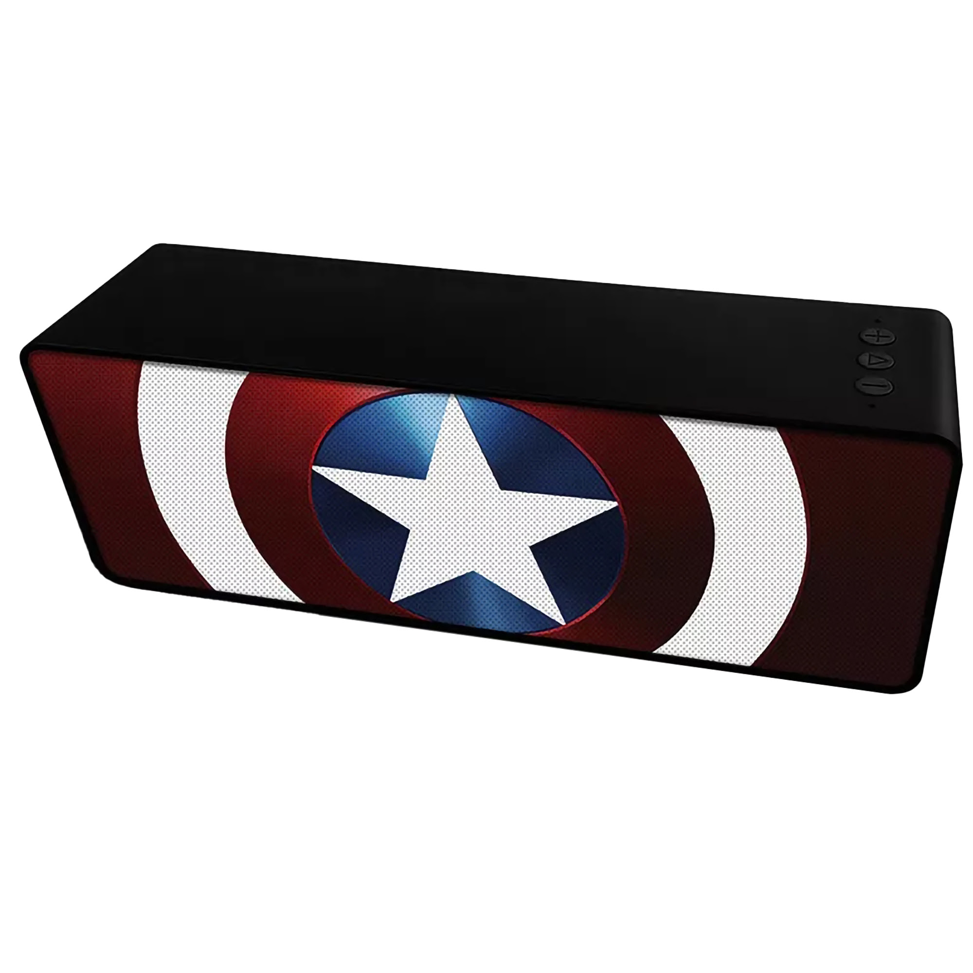  Caixa de Som Bluetooth Estéreo 2.1 Portátil Sem Fio 10w Capitão América Marvel