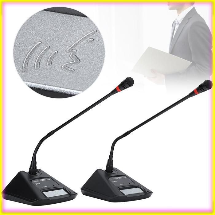 Micrófono inalámbrico Keenso para reuniones, uno o dos, micrófono inalámbrico para conferencias, altavoz amplificador, nuevo proyector de video