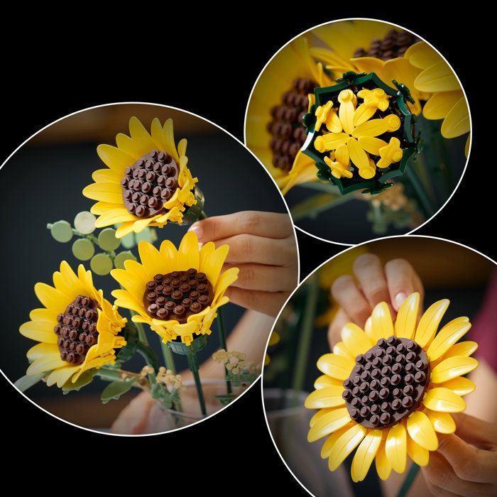 LEGO Botanicals 11502 Buquê de Girassóis - Conjunto de Flores Artificiais para Adultos