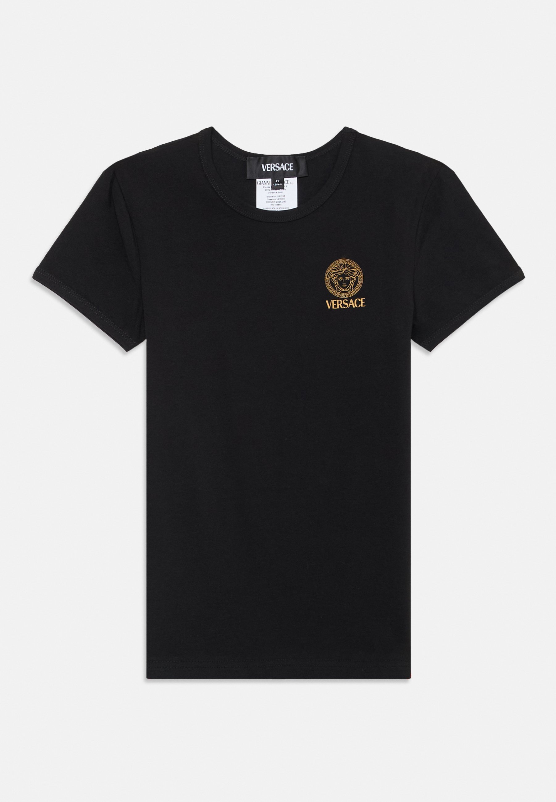 Lot de 2 t-shirts imprimés Versace TOPEKA STRETCH NEW LOGO UNISEX - blanc/noir