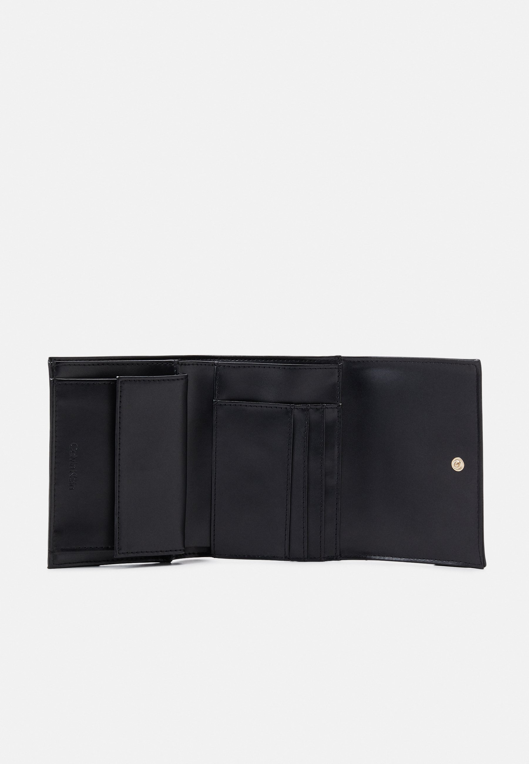 Calvin Klein RELOCK TRIFOLD - Portemonnee - zwart