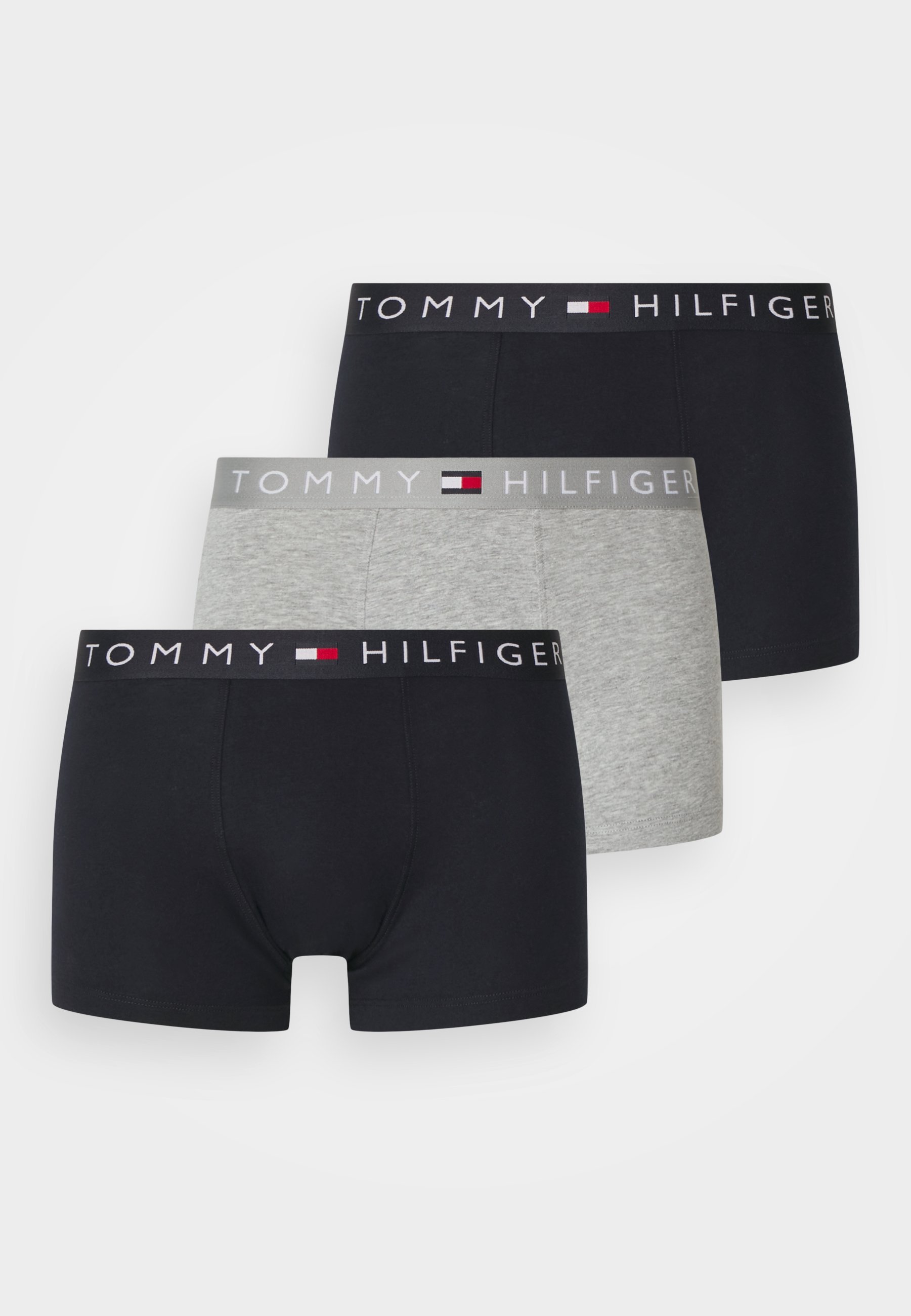 Tommy Hilfiger ORIGINAL TRUNK 3-PACK - Boxershorts - woestijnhemel/grijs