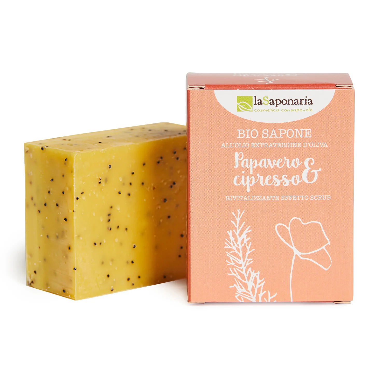 Saponi Sapone solido papavero e cipresso - Sapone