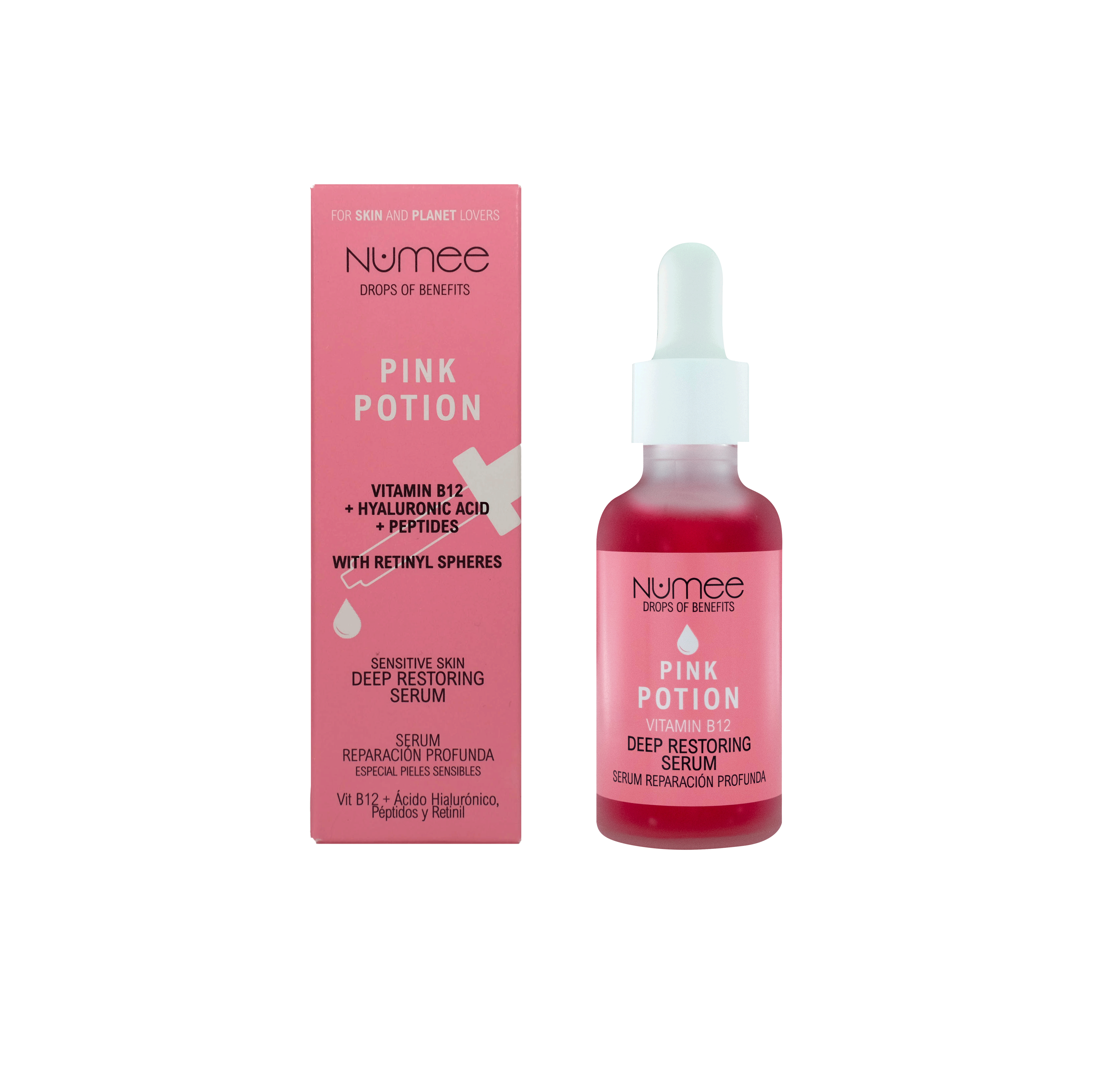 Pink Potion seruma atjaunojošs jutīgai ādai Serumi