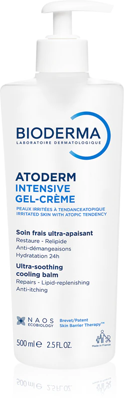 Bioderma Atoderm Intensive gél-krém upokojujúca starostlivosť pre suchú a atopickú pokožku